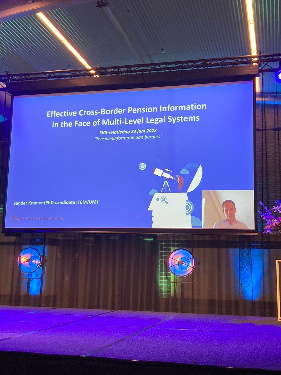 Vandaag tijdens de <a href="/SVB_BBZ/">Bureau Belgische Zaken</a> &amp; <a href="/SVB_BDZ/">Bureau Duitse Zaken</a> Relatiedag waren <a href="/ITEM_UM/">ITEM Expertise Centre (Maastricht University)</a> onderzoekers Bastiaan Didden en Sander Kramer aanwezig als sprekers. Ze presenteerden hun onderzoeken naar de grensoverschrijdende aspecten van #pensioen, vanuit juridisch perspectief en informatievoorziening