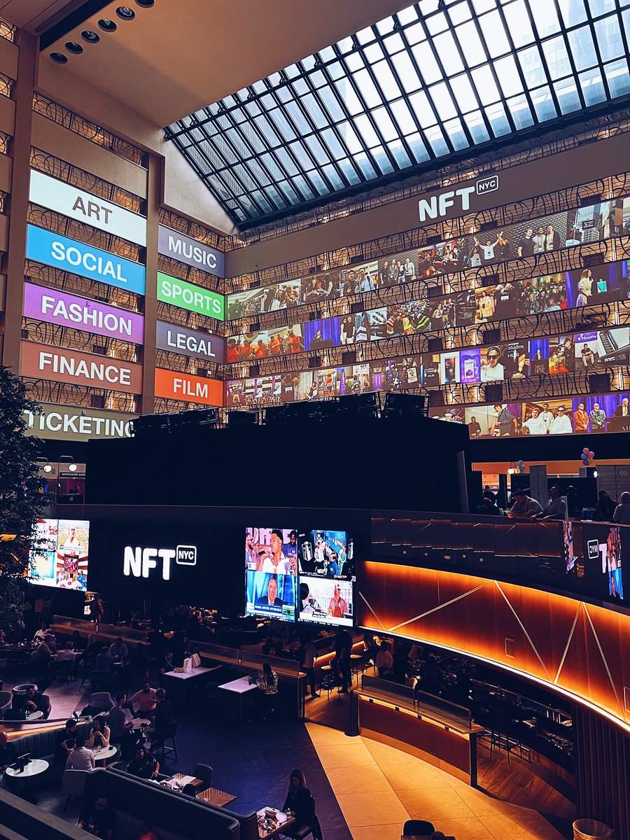 gm everyone 

it is the last day of <a href="/NFT_NYC/">NFT.NYC</a> 🔥 so many fantastic projects and collaboration opportunities ⚡️ 
But the work doesn't stop here - look out for some 💣 updates coming up. and don't forget to #FlashItOnNafta