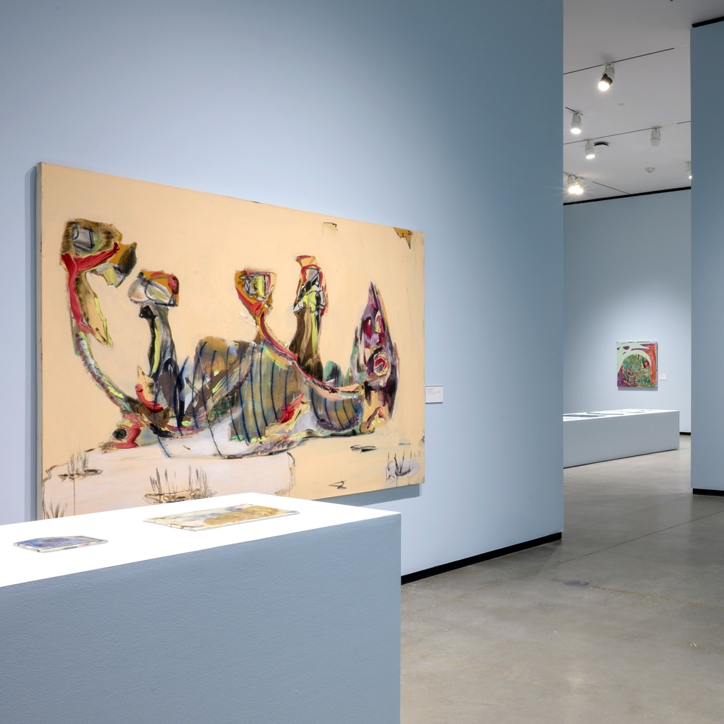 ThePowerPlantTO's tweet photo. In Fall 2020, The Power Plant presented first solo exhibition in Toronto of Montreal-based artist #ManuelMathieu. World Discovered Under Other Skies has since toured to Plug in ICA, Winnipeg and is now at the Art Gallery of Alberta until August 29, 2022 - see it while it's on! ✨ https://t.co/eY9mGWGpeG