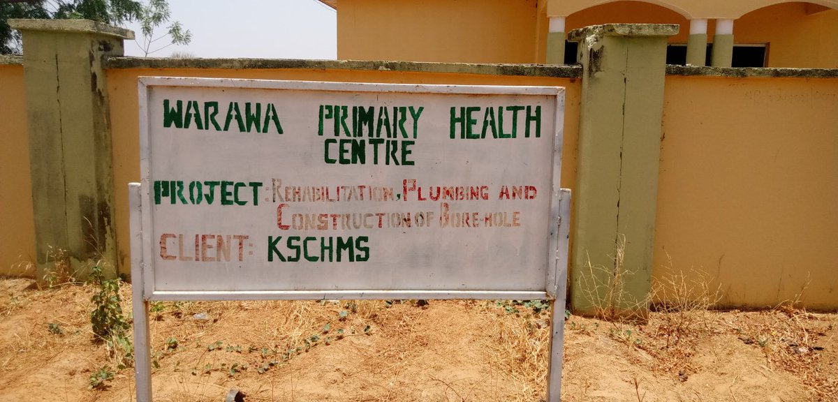 nighealthwatch's tweet photo. Warawa #PHC in Warawa #LGA, @KanostateNG has improved over the past few years.
Get details in this week's #CommunityHealthWatch report on how capitations from the #KSCHMA were used to overhaul infrastructure and equipment in the #PHC.
Read: https://t.co/npvd87V0So
#TransformPHC https://t.co/b4n8APYjNW
