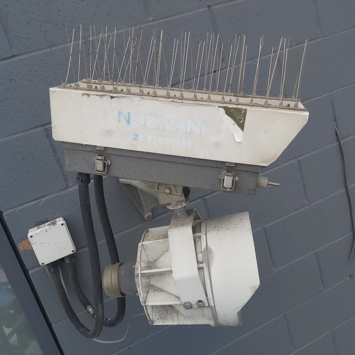 #TBT Our latest Throwback Thursday highlights the recent replacement of this trusty CCTV and IR Lamp at one of our most high-profile energy client sites.

This would have been installed around the late 80s. 
#ThrowbackThursday