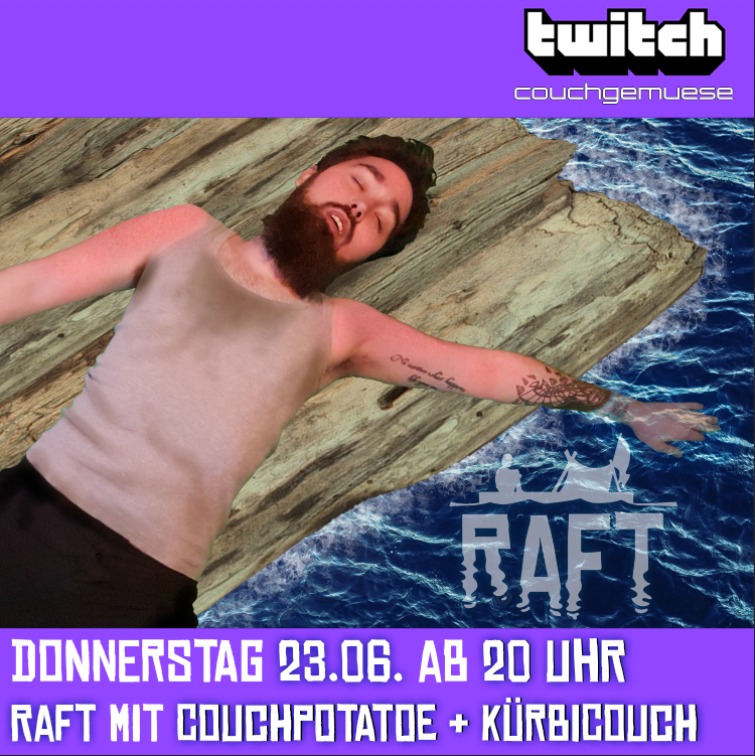 CGemuse's tweet photo. Heute beginnt endlich unser neues Donnerstag Projekt :D #raft https://t.co/NV5NYB1SUW
