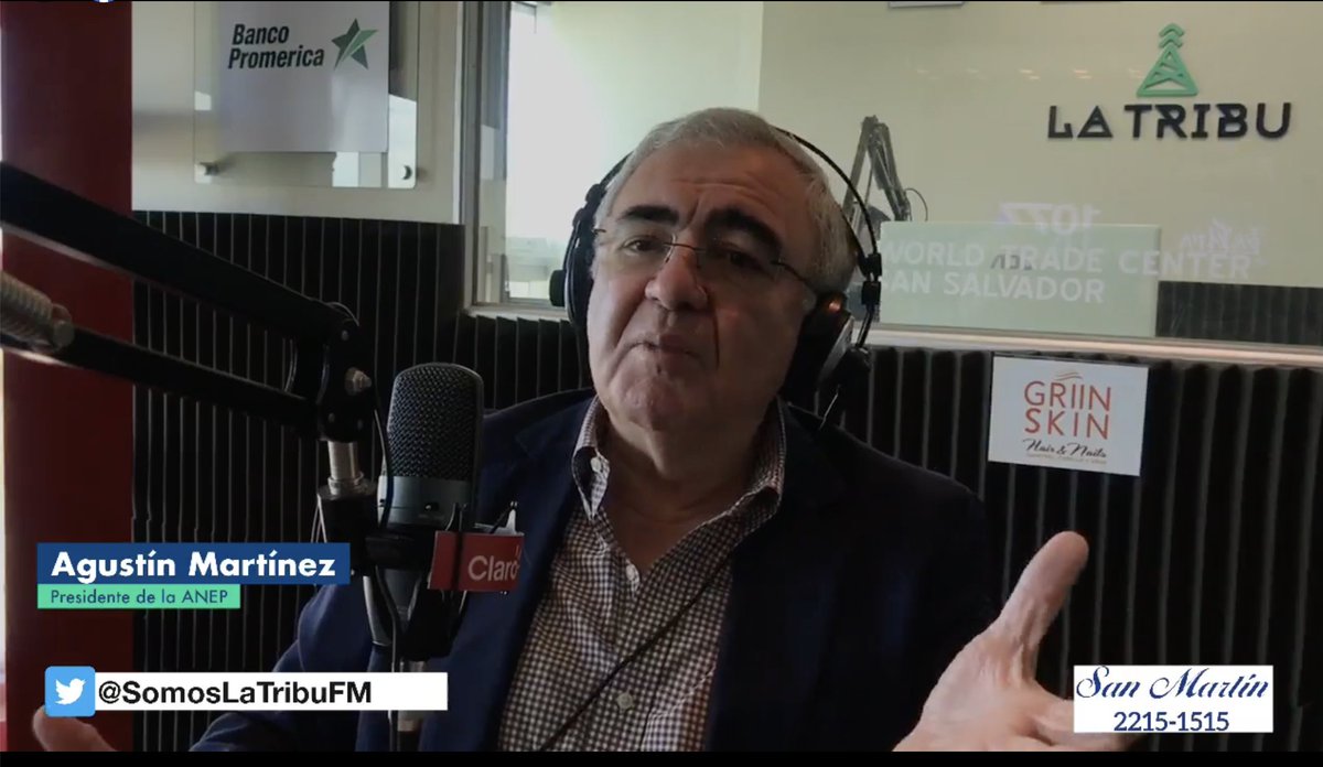 SomosLaTribuFM's tweet photo. "Vemos cerrado #MilleniumPlaza en un momento para atraer inversión y es un ejemplo colateral y las señales generan incertidumbre" Agustín Martínez, presidente de @ANEPElSalvador
 
EN VIVO: 
- @1077Fuego
- TuneIn: https://t.co/geEWT36LjU 
-FB live: https://t.co/4u02inr2Fi https://t.co/2IbRW7fbcG