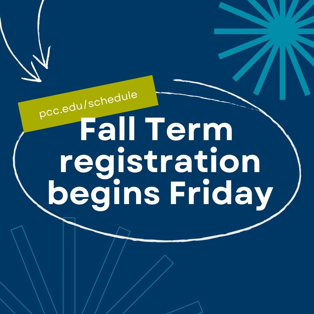⏰ It's almost time! Students can begin registering as early as tomorrow. Do you know what registration group you're in? Find out: pcc.edu/enroll/registr…

This fall, in-person classes and student services are back, along with online and remote options.