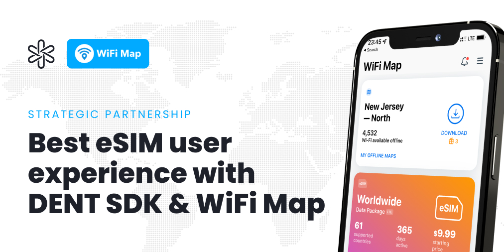 dentcoin's tweet photo. We are proud to announce our offical partnership with https://t.co/b2ArR2sxqy - download the WiFi Map iOS App now: https://t.co/fLq9tR4XF8 - Enjoy the best #DENT #eSIM #SDK user experience 📶within another App 📱- MORE 2 COME! #roaming #traveling #partner #iOS #apple #data https://t.co/dwgL9b02FJ