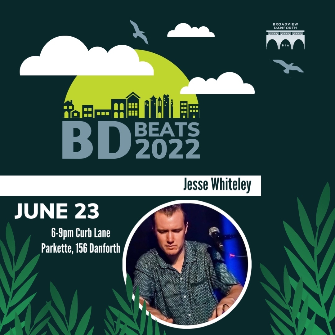 BroadviewDanBIA's tweet photo. And we’re back for more! Hit the Danforth, starting today we have live 🎶 again. Join us, @jesserwhiteley @oridaganjazz &amp; @timbovaconti Band for some delightful sounds. Grab a drink nearby and just enjoy. 

#BDBeatsTO https://t.co/4dhGnc3pRQ