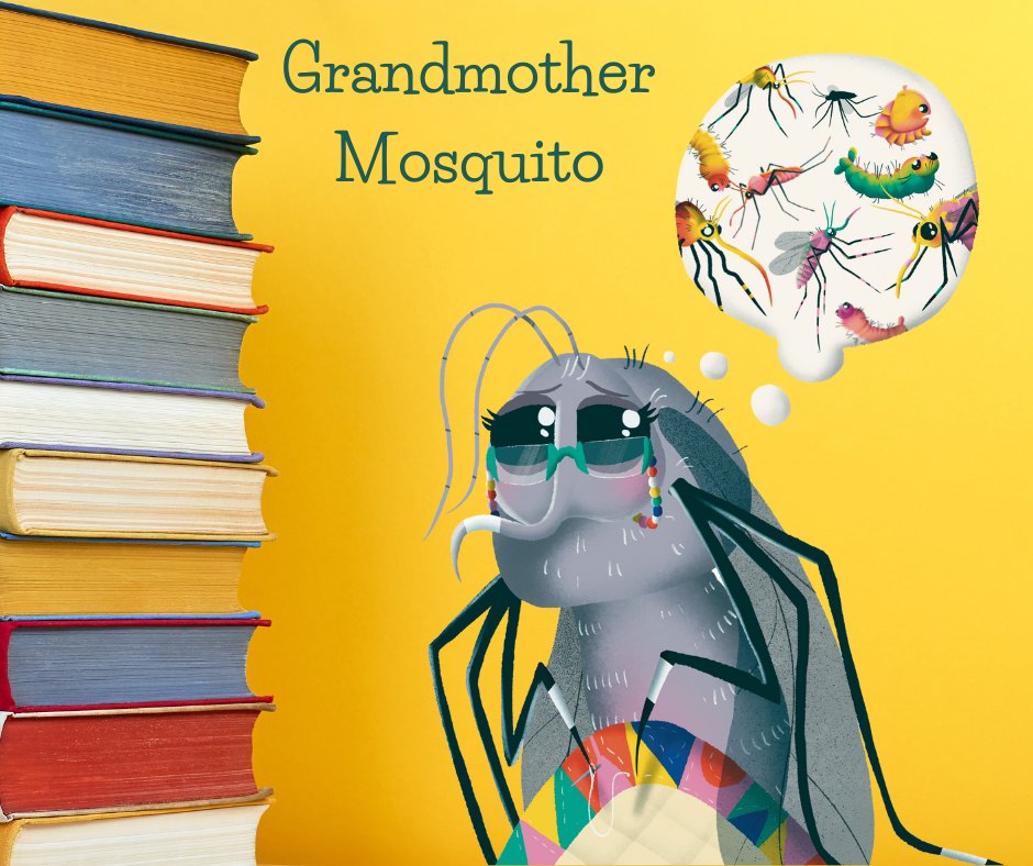 OCVector's tweet photo. #NationalMosquitoWeek 🦟 Educate your kids about mosquitoes to keep them safe. OCMVCD created a new book called Grandmother Mosquito that teaches kids about the mosquito life cycle and how to take action against mosquitoes. For more info: https://t.co/S9I7NcqNEw https://t.co/umNwTsK0Qq