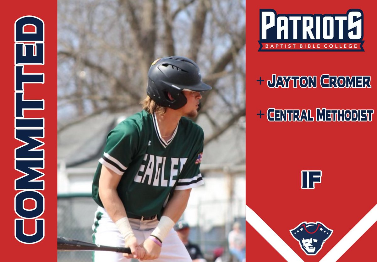 Another Patriot added to the roster!

Help us welcome Jayton Cromer! 🔴🔵