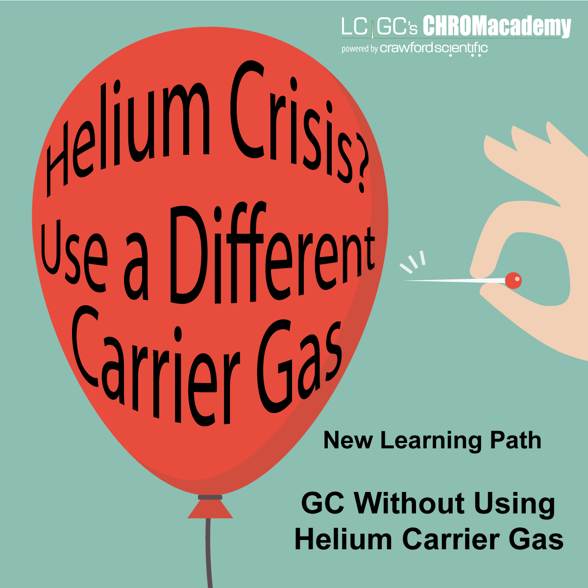 CHROMacademy's tweet photo. Stay ahead of the helium crisis (and the many more to come) by switching carrier gas. Learn how on Chromacademy - https://t.co/hpcZF3EGCR https://t.co/wkw4GjWZnH