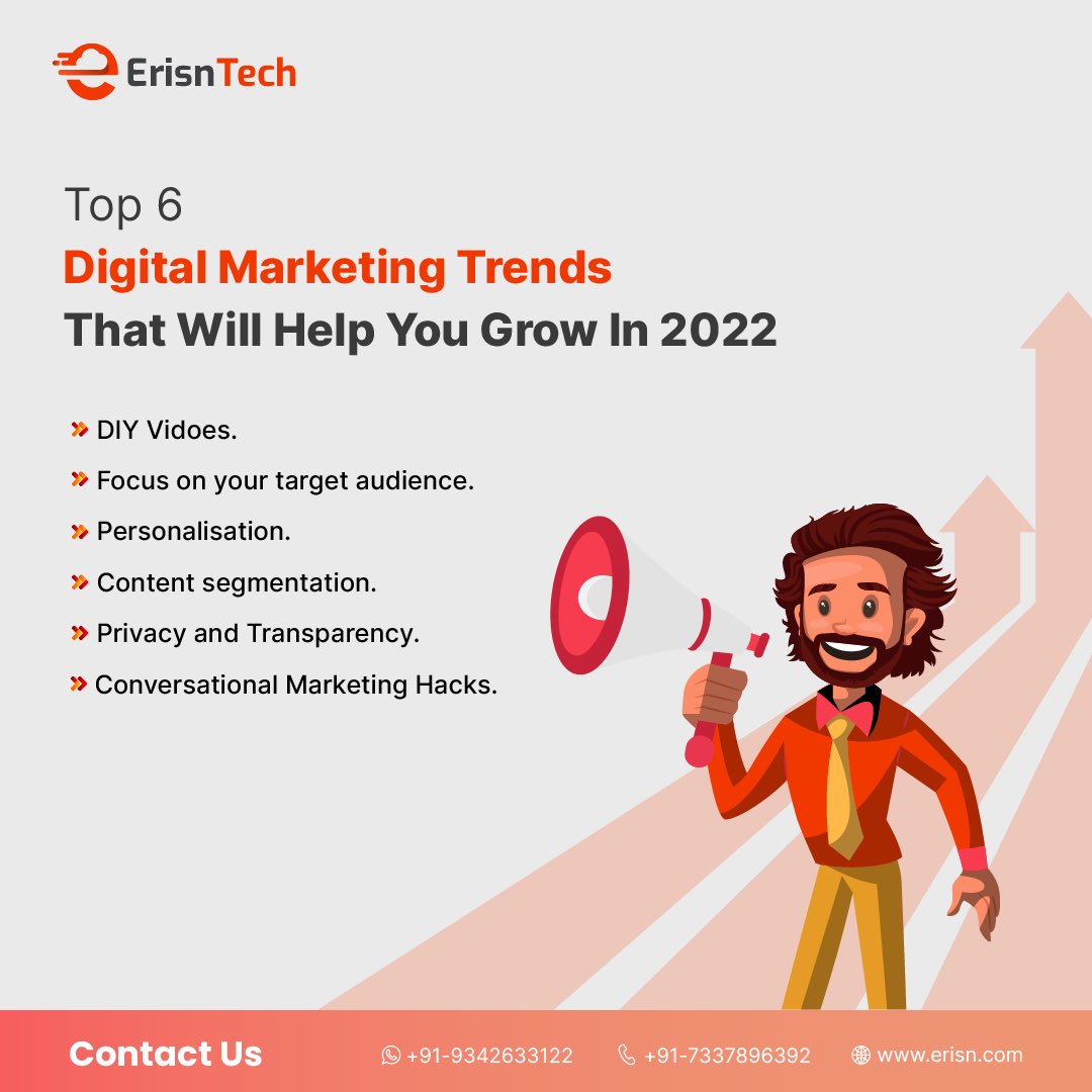erisntechpvtltd's tweet photo. Grow your business online effectively using these digital marketing trends.  

#digitalmarketing #digitalmarketingagency #digitalmarketingtips #digitalmarketingexpert #digitalmarketingstrategy #digitalmarketingservices #digitalmarketingtrends #digitalmarketingcompany #erisntech https://t.co/JLFffgGDQC