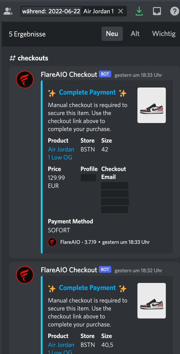 EMoiseew's tweet image. 23 x coconut dunks and some j1 lows

@FlareAIO 

@EscapeNotify 
@Venom_Cooks 

@VenomSupply