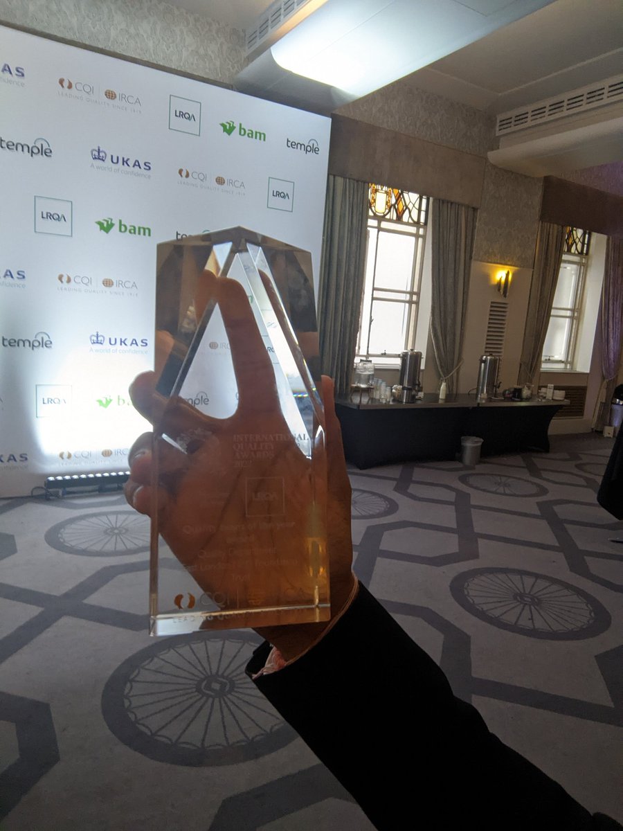 Auz Chitewe (@auzewell) on Twitter photo We were awarded the "Quality Team of the Year" award at the <a href="/Qualityworld/">The Chartered Quality Institute</a> #CQIQualityAwards. On behalf of <a href="/ELFT_QI/">QI @ ELFT</a> <a href="/ElftQA/">ELFT Quality Assurance</a> <a href="/DrAmarShah/">Amar Shah</a> this is for all <a href="/NHS_ELFT/">East London NHS Foundation Trust (ELFT)</a> staff, service users and partners involved in quality. We were awarded the "Quality Team of the Year" award at the <a href="/Qualityworld/">The Chartered Quality Institute</a> #CQIQualityAwards. On behalf of <a href="/ELFT_QI/">QI @ ELFT</a> <a href="/ElftQA/">ELFT Quality Assurance</a> <a href="/DrAmarShah/">Amar Shah</a> this is for all <a href="/NHS_ELFT/">East London NHS Foundation Trust (ELFT)</a> staff, service users and partners involved in quality.
