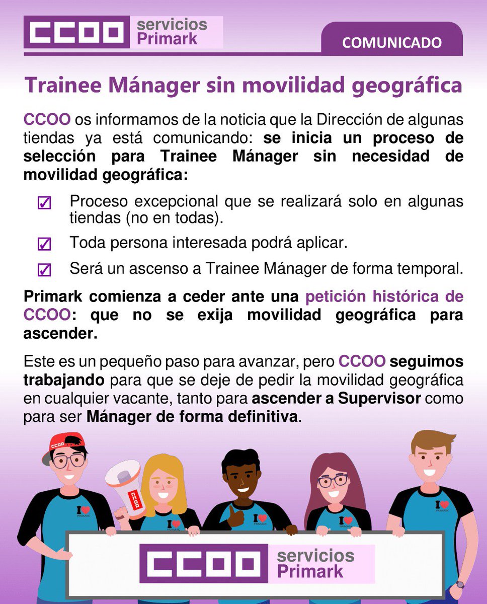 CCOO Primark tweet media