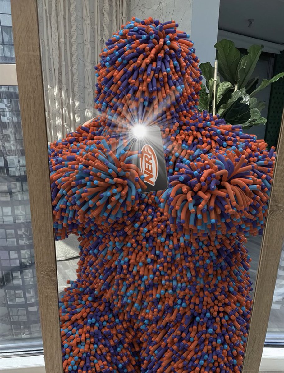 MurphFromNerf's tweet photo. Ok Twitter, I’m here now. 
I had foam-o. https://t.co/EfO3OBttwH