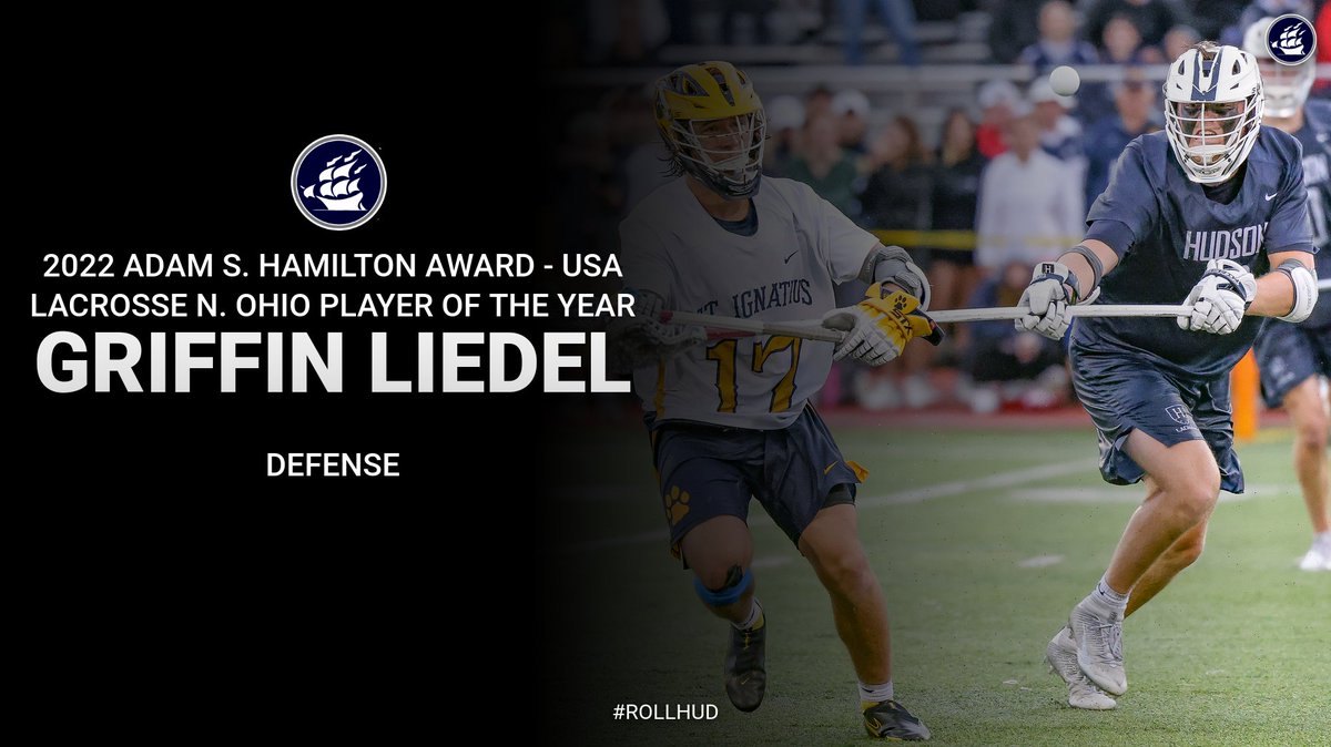 Griffin Liedel has been named the 2022 Adam S. Hamilton USA Lacrosse Northern Ohio Player of the Year.

This is Griffin's second year in a row earning this honor.

#adamhamilton #americanhero