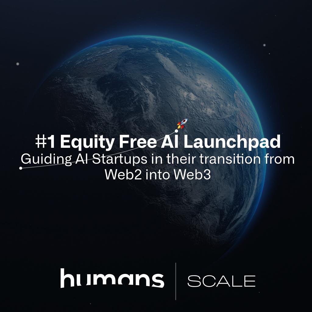 humansdotai's tweet photo. https://t.co/a1YRwGXQIw launches Humans Scale, equity free AI launchpad with the mission of scaling human potential 🚀🌖

#humansai #launchpad #ai #technology https://t.co/HwoFopLOFX
