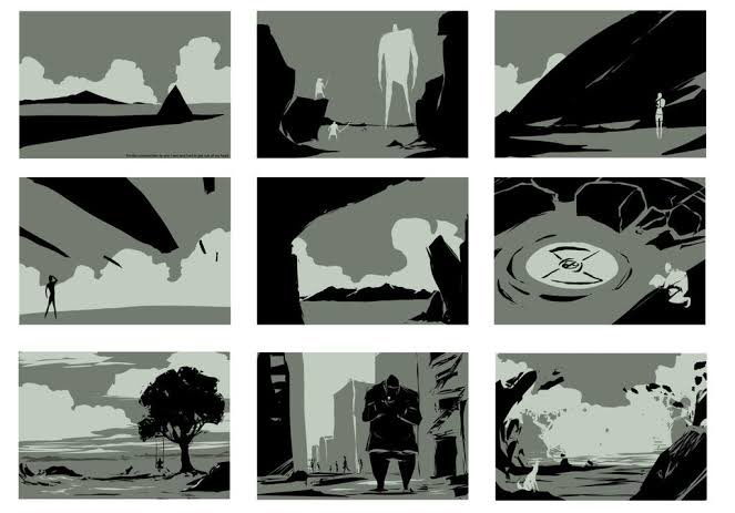 learned this in my animation class. compositing is easier if you lay them all out in grayscale. it all applies in design! (logo, graphic design, type, character, etc.) 

(photos from pinterest) 