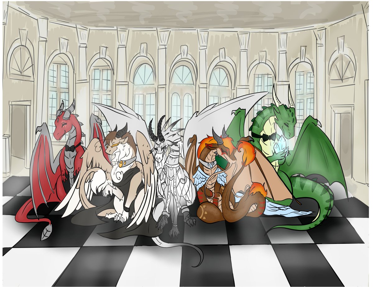 Skyriad_'s tweet photo. Beautiful gift made by Ashura with 3 precious queens and their... Eh... escorts? Well I seem more interested by the crystal anyway xD https://t.co/tNwANvMDWa