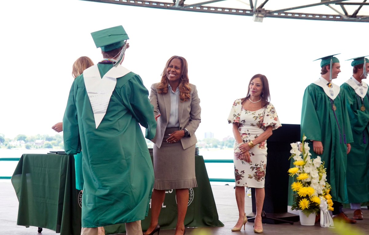 BirminghamPS's tweet photo. We wanted to take a minute to pass along highlights from Groves' graduation. We hope our Falcons are enjoying their summer!☀️ https://t.co/uMR0mhL6za