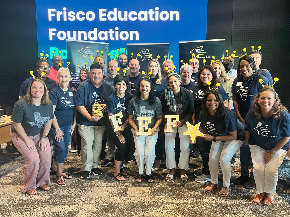 FriscoSadaf's tweet photo. Great morning learning at our annual Frisco Education Foundation Board retreat! https://t.co/xtGawdbNmr