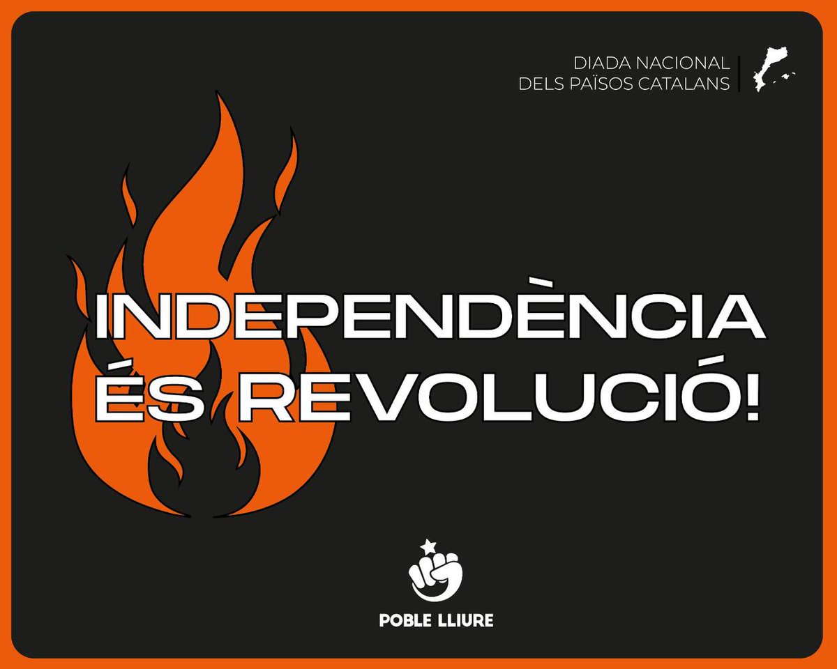 Poble_Lliure's tweet photo. ✨ Bona revetlla de Sant Joan i Diada Nacional dels Països Catalans! 

#IndependènciaÉsRevolució https://t.co/UNxxuysC8m