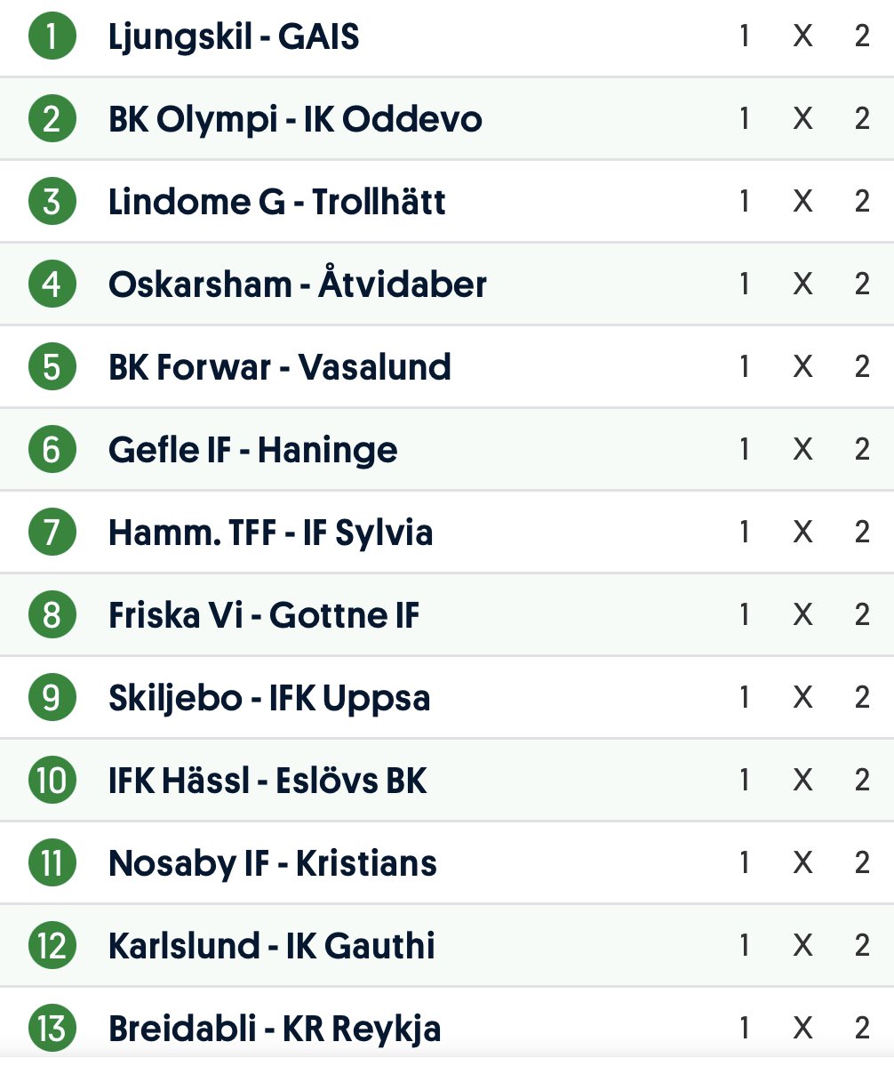 Gazza1X2's tweet photo. Fina drag utlovas! Andelar här: https://t.co/Wpo9FYckyH
#Late #Tretton #Europatipset #Andelar #Spelatillsammans @Europatips_1x2 https://t.co/yh9FujKehQ