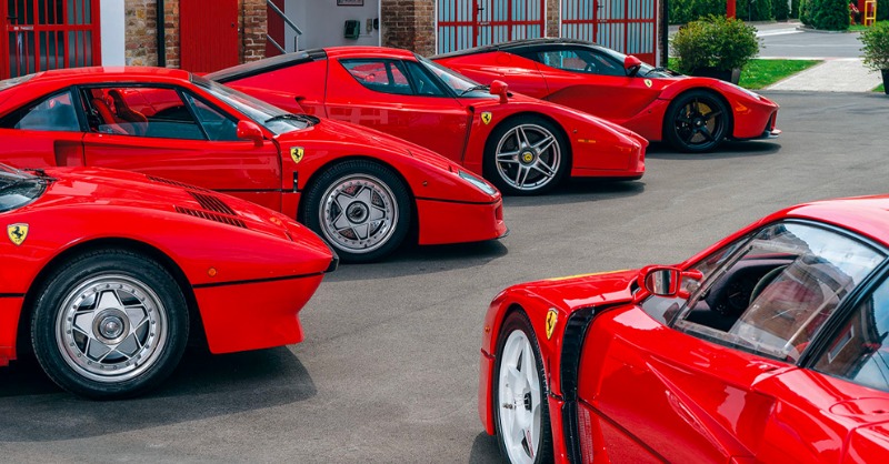 Ferrari's tweet photo. For the first time ever we asked our fans to nominate their most beloved #Ferrari. After 4.3 million votes, we can finally say that here’s the inaugural Ferrari Hall of Fame! #Ferrari75