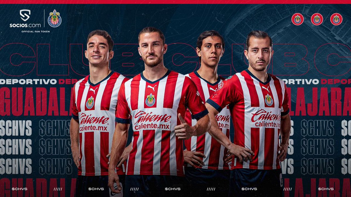 🇲🇽 Una terza squadra di calcio messicana si unisce alla famiglia di @Socios.
Benvenuto @chivas 🐐

$CHVS ⚡️ $CHZ