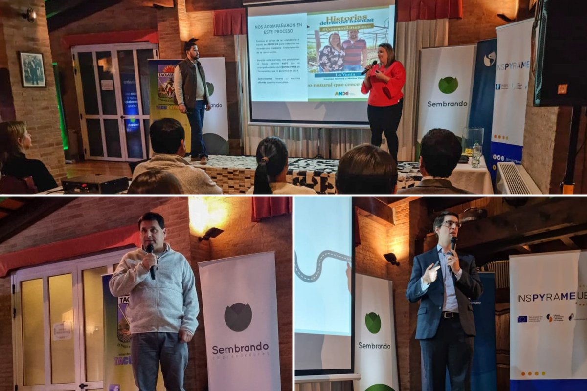sembrandouy's tweet photo. Agradecemos a quienes participaron como expositores y a las organizaciones que los apoyan

@maurovez - @Institutobiosuy
@ClaudiaPeisino - @UruguayXXI
@ParadaGimena y @javiernapo - @guyeryregules
Agustín López - @mercadopago
@majocaponi - @PublicisImpetu
@RiosSapia - @UDE_Oficial https://t.co/tlOHgxEzPQ