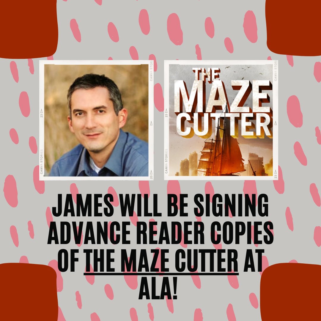 CorvisieroLit's tweet image. James Dashner will be at the American Library Association conference to sign advance copies of The Maze Cutter on the 25th!❤️ Come by if you can!
.
.
.
#writing #WritingCommunity #jamesdashner #themazerunner #themazecutter #BookTwitter #AuthorsOfTwitter