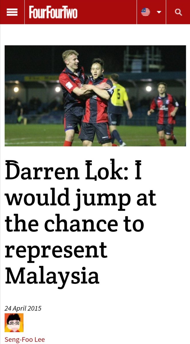 sengfoo88's tweet photo. I got mentioned on #BolaItuLife about the old FourFourTwo interview with @DarrenLok. 🙈

It's crazy how seven years after the interview, you helped Malaysia qualify for the 2023 AFC Asian Cup. 

I'm glad I slid into your DM back then. 🤣 https://t.co/4hKhGeZU3z
