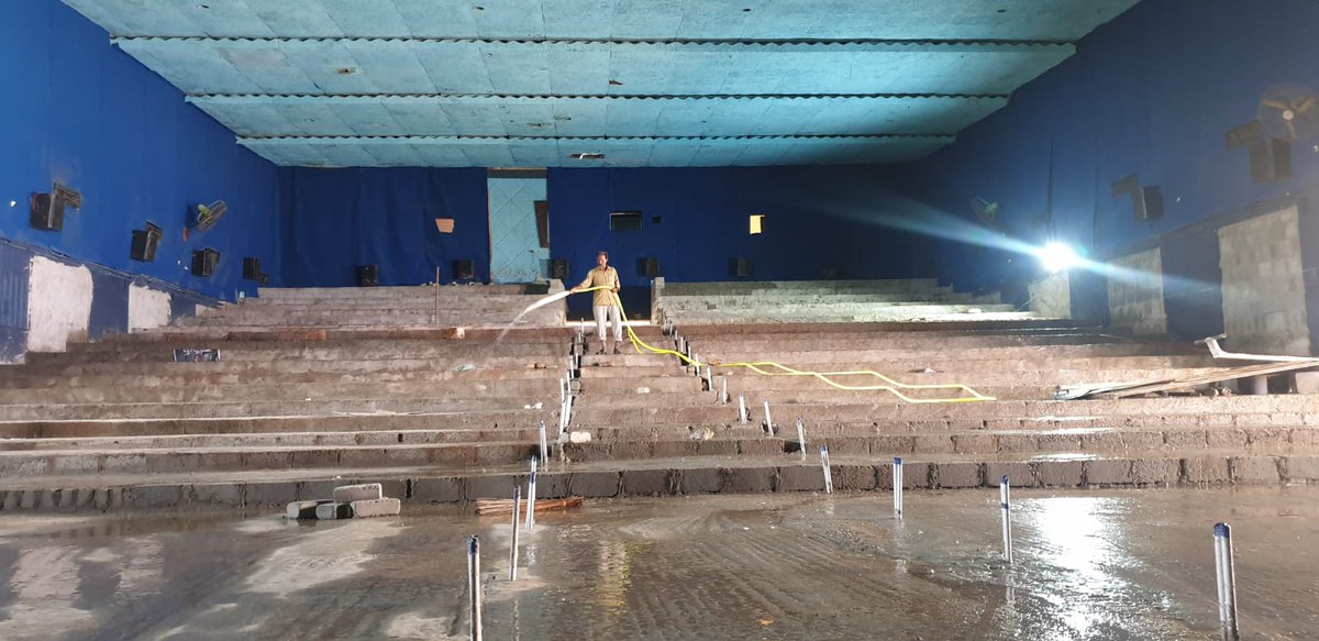 RajaCinemaskdp's tweet image. Under Renovation