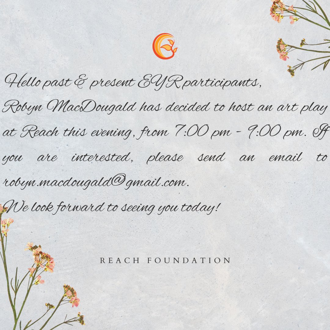 Please send an email to robyn.macdougald@gmail.com if you are interested.
#recovery #addiction #mentalhealthsupport #pei #Reachfoundation