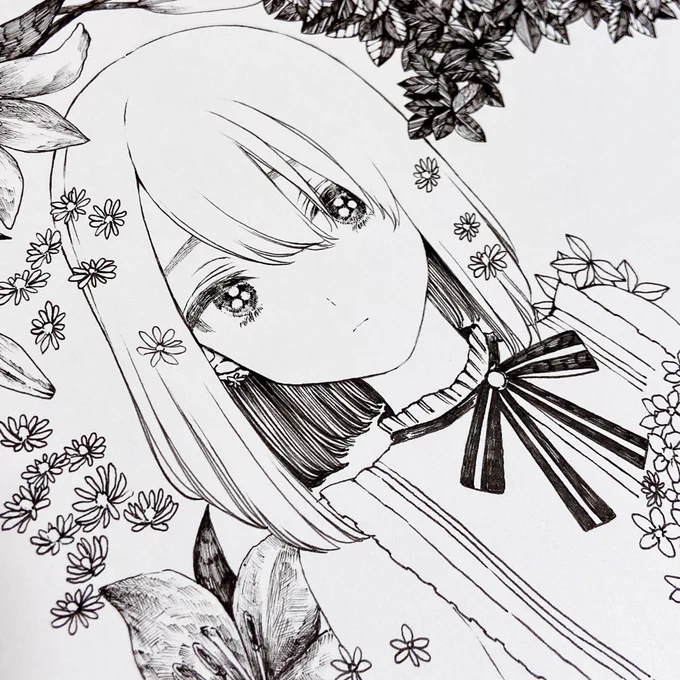 お目々がとてもよく描けた気がする!お絵描き楽しい!! 
