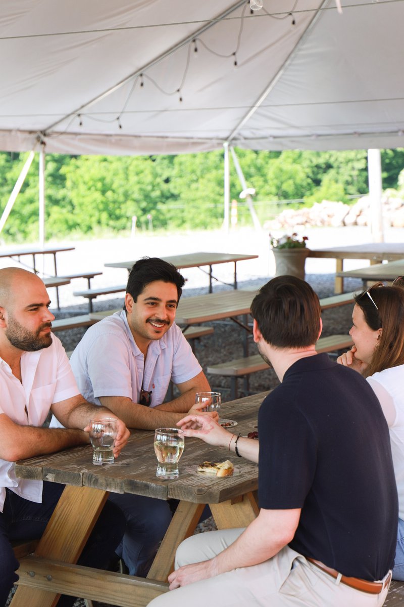 LiMC2_PennState's tweet photo. Last Thursday's iPRISM Cidery Excursion - Thank you @livMatS_UniFR and @PennStateGlobal for taking part in discussions for the iPRISM Grant. We look forward to continuing our work and facilitating the growth of our partnerships! Visit https://t.co/GFDLq41IJn for more! #LiMC2 https://t.co/XNYQnR3kAn