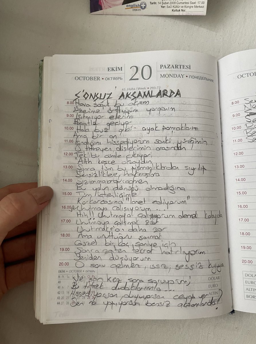 13 yasimda yazdigim siire bakin dlfkdkdkekckekooooohaaaa