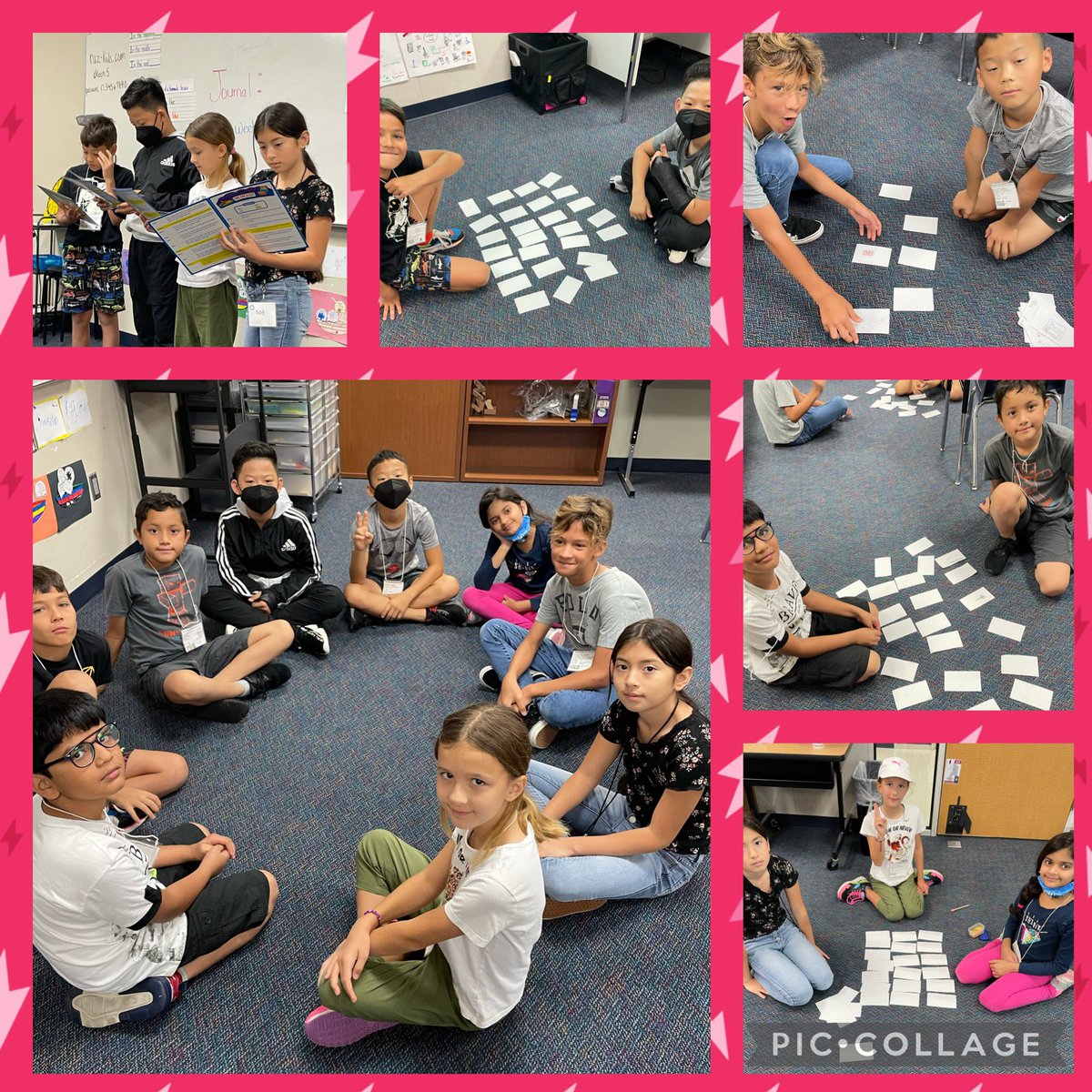MrsKeen2's tweet photo. Fun things happening in the Newcomers room today. Community Circle, School Tools Concentration and Reader’s Theater are just some of our activities today. We are having some much fun this summer! #SweetSummerHolley #FBISDLearns @MariolgaParra @FBISD_MSD https://t.co/qP71Ceo9nT