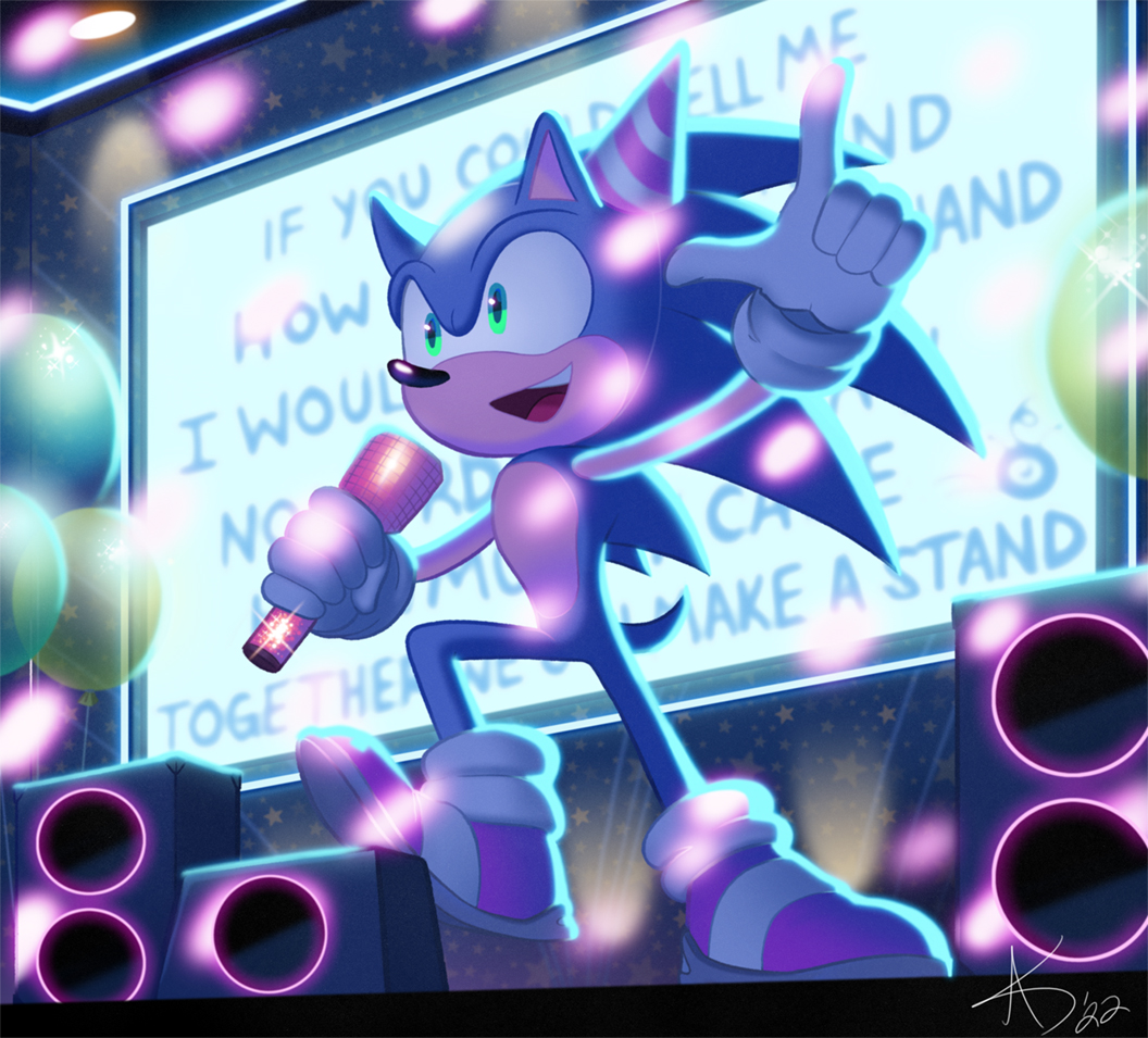 aynsleyking's tweet photo. 🎶 If you could tell me how to lend a hand
I would try to understand
No words could say how much I care
Together we can make a stand!🎶

🎉 Happy Birthday @sonic_hedgehog!!🎉
To many more spin dashes, chili dogs and new friends! 
#SonicTheHedeghog #HappyBirthdaySonic #Sonic31st https://t.co/Sf0hrTDlqo