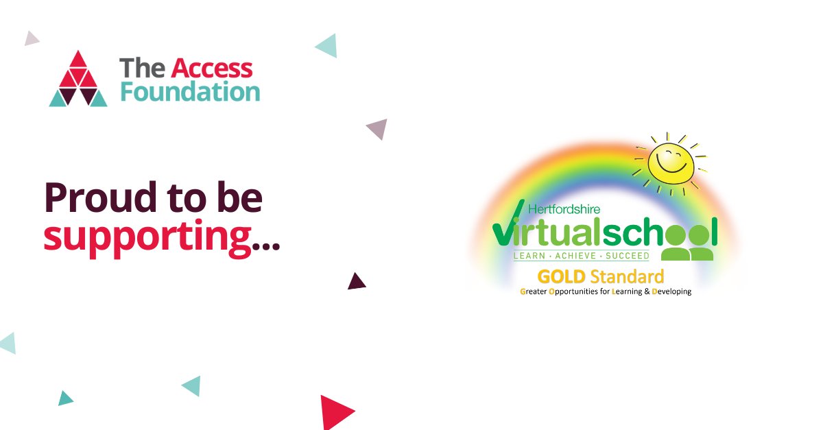 #TheAccessFoundation has donated 50 laptops and 50 prepaid sim cards to @VS_HCC, Hertfordshire Virtual School to help tackle the UK’s #DigitalDivide and to provide IT equipment to children whose families don’t have a computer for them to use. Read more: ow.ly/Zotb50JFHK0