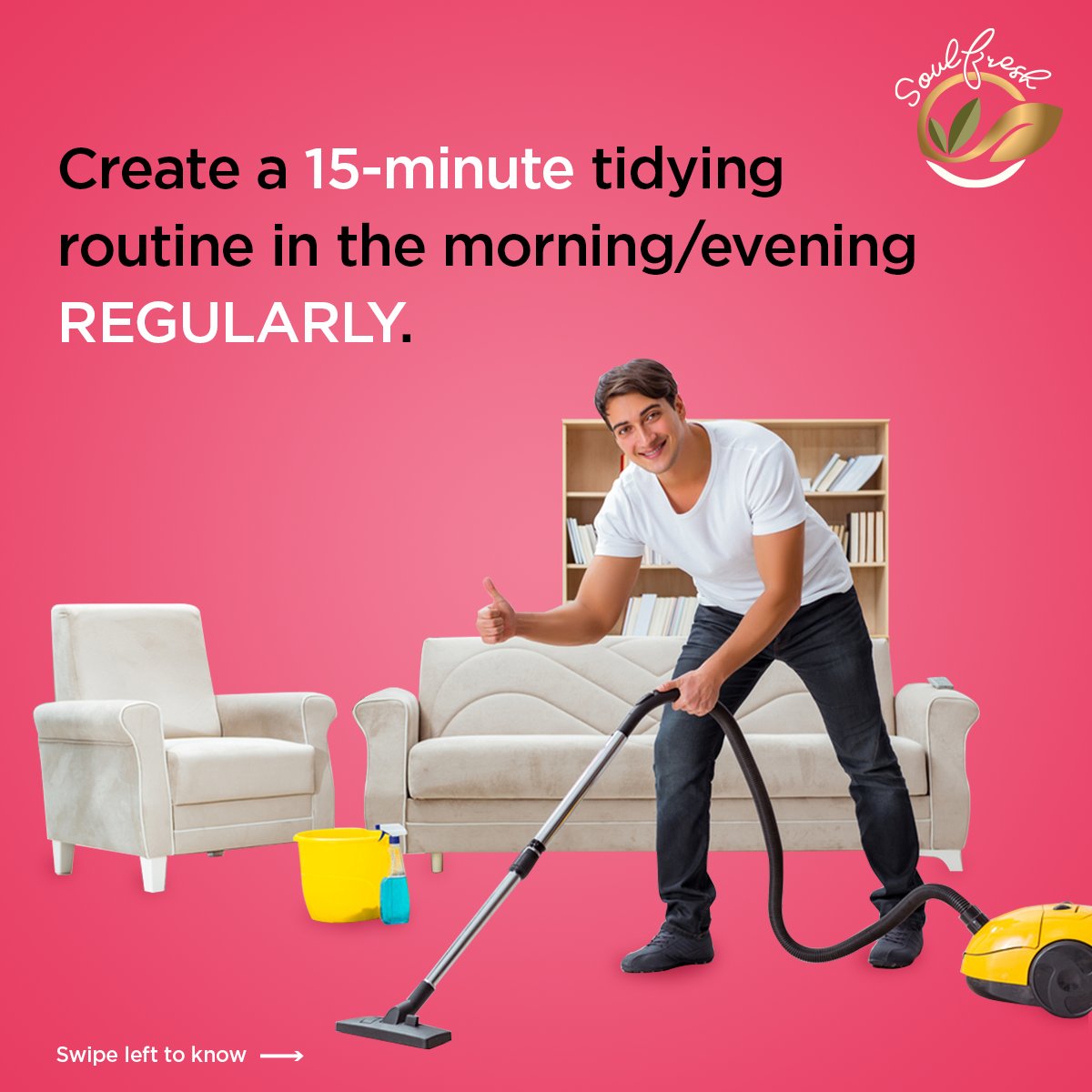 soulfresh_in's tweet photo. Keeping your home clean can be a challenge, but it doesn't have to be. Here are a few hacks that will help you get the job done faster.
#soulfresh #cleanup #hygiene #bachelors #cleanliness #declutter https://t.co/pLOCSouzj1