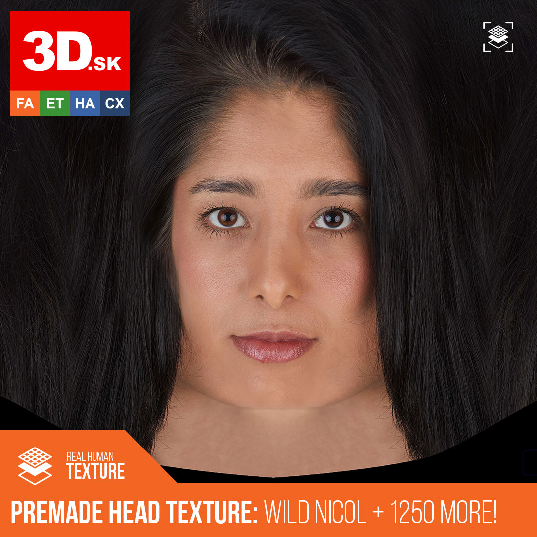 3D.sk on X: Wild Nicol + 1250 more! Explore our Premade head textures.  t.coB7W2RTXZaT #scanstudio #referenceforartist #femaleanatomy  #maleanatomy #reference #3dsk #head #textures #hd #premadeheadtexture  t.co9N0FXcVOVt  X