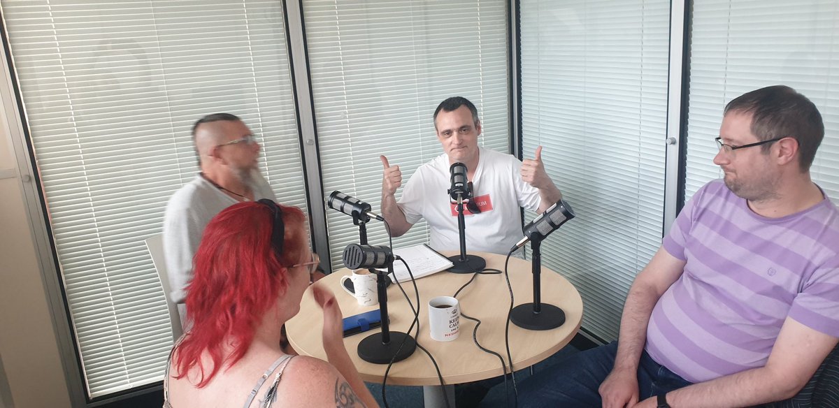 community_cast's tweet photo. A funny, busy and inspiring afternoon delivering week 6 session of the @community_cast #PodcastBootcamp @ExpertCitizens. What a team, absolutely smashing it - not long 'till launch! 👀🥳 #communityvoices telling #communitystories of #livedexperience . #communityrenewalfund https://t.co/wCHkBC9QYm
