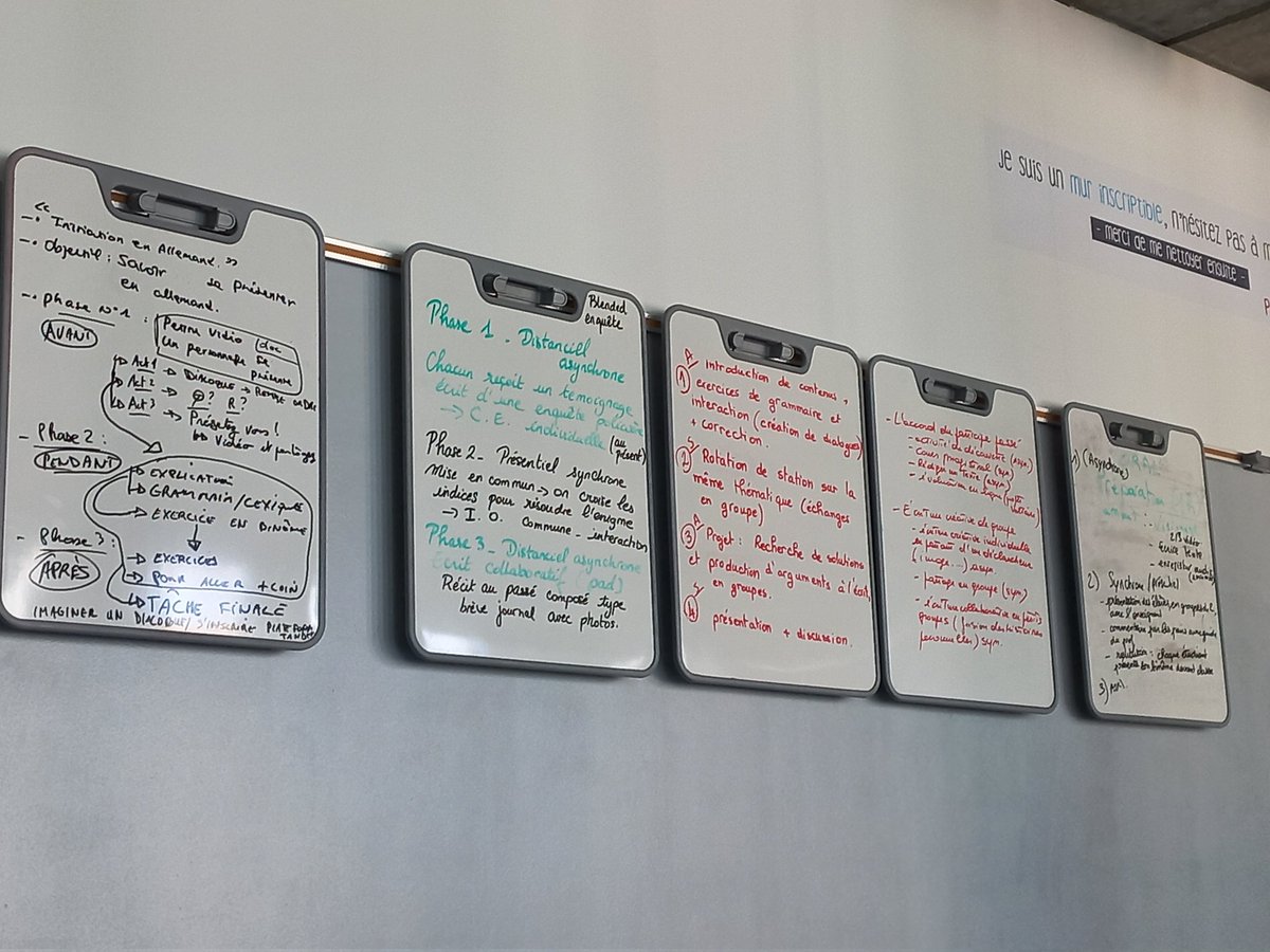 MarionTellier39's tweet photo. On conçoit des séquences de classe en "blended learning".
#Formationdeformateurs #PENSA #Numériqueéducatif
@LPL_lab_Aix @univamu @AllshAmu https://t.co/KEgZz9NRYv