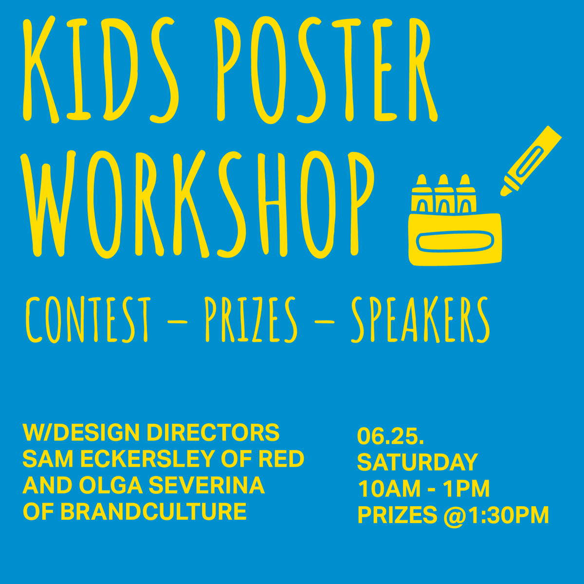 ATLIntlAffairs's tweet photo. And don't miss the FREE kids poster workshop this Saturday morning! ☀️ https://t.co/mDJ7CyF5XE