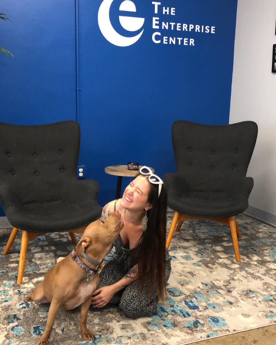 thenterprisectr's tweet photo. If youβre having a RUFF day, just come by Floor Five πΆ
#dogsofchattanooga #chattanooga #officedog https://t.co/90hsR1Ovs0