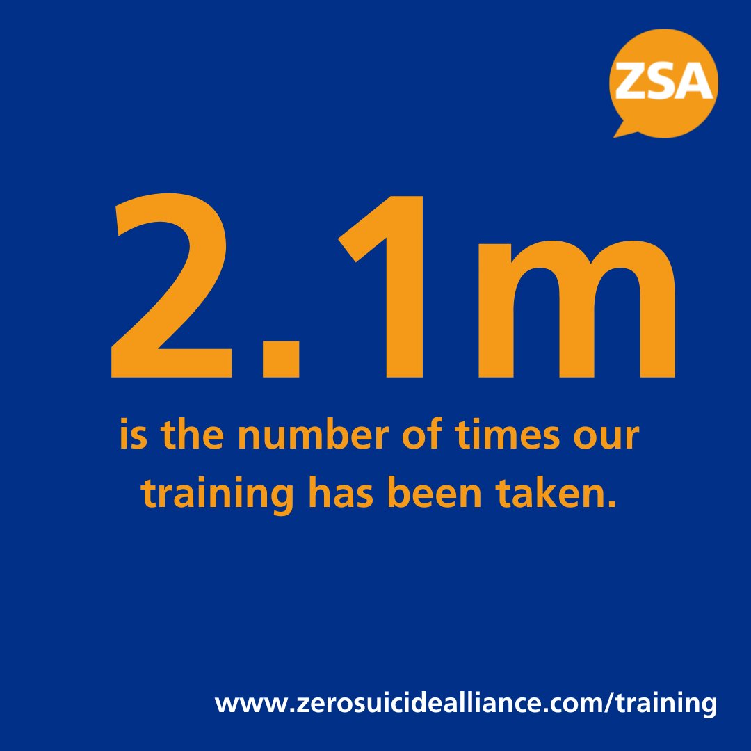 Zer0Suicide's tweet photo. #DidYouKnow

99% of people who complete our training believe suicide is preventable by the end of the training 💛

Improve your #SuicideAwareness and gain confidence to talk to someone who may be considering #suicide with our FREE online training 👇

https://t.co/BKijvXZtBq https://t.co/5RzTHhNI8h