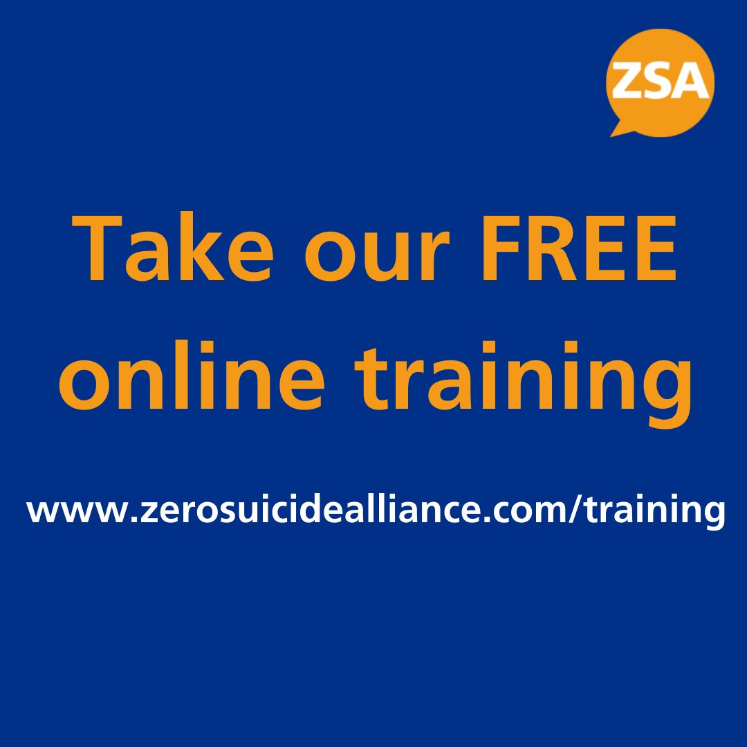 Zer0Suicide's tweet photo. #DidYouKnow

99% of people who complete our training believe suicide is preventable by the end of the training 💛

Improve your #SuicideAwareness and gain confidence to talk to someone who may be considering #suicide with our FREE online training 👇

https://t.co/BKijvXZtBq https://t.co/5RzTHhNI8h