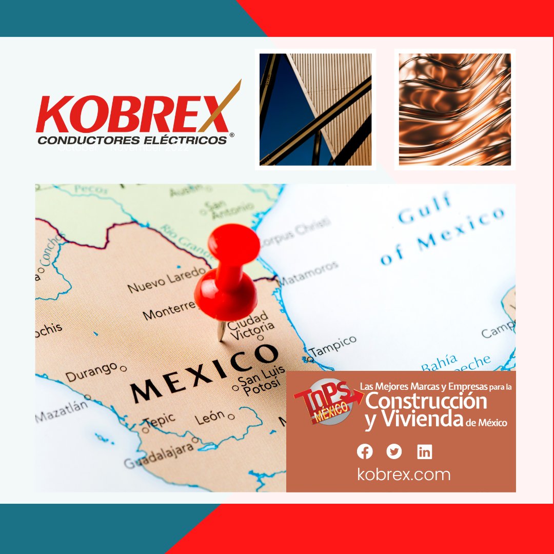 RankingCons's tweet photo. La calidad de los productos @KobrexOficial traspasa fronteras, con presencia en Estados Unidos, Centro y Sur América.
#TopsConstrucciónyVivienda #TopsMéxico #Kobrex #Construcción #Vivienda https://t.co/gyBfFAGD8Y