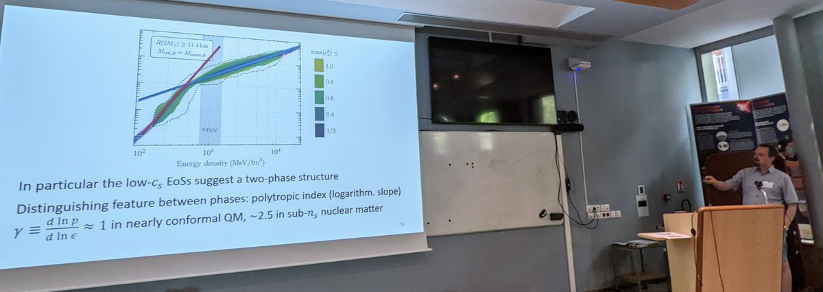 thermalization's tweet photo. Aleksi Vuorinen @arjvuori @HIPhysics @helsinkiuni gives #SEWM2022 colloquium on from Hard Thermal Loops to neutron-star cores: recent advances in the study of dense QCD matter
#perturbativeQCD
#ChiralEffectiveTheory
#HardThermalLoops https://t.co/pHKvplppun