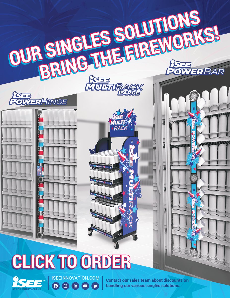 iseeinnovation's tweet photo. Summer singles season is officially upon us - contact the iSEE team to learn how we can bundle singles merchandising solutions to help your team sell! https://t.co/Mza3WUGtdz https://t.co/qYCkCGEmNe